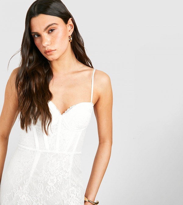 boohoo boohoo - White Casual Dresses