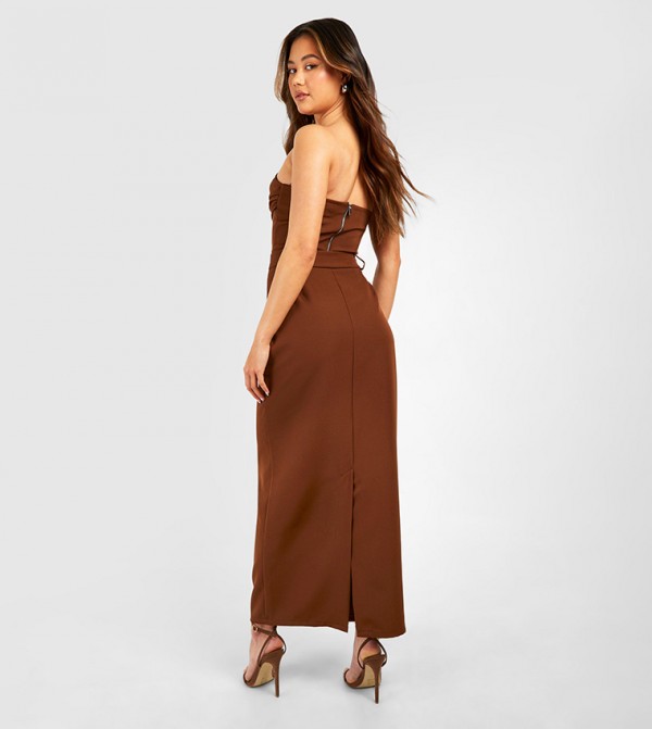 boohoo  Clothing - Brown Skirts