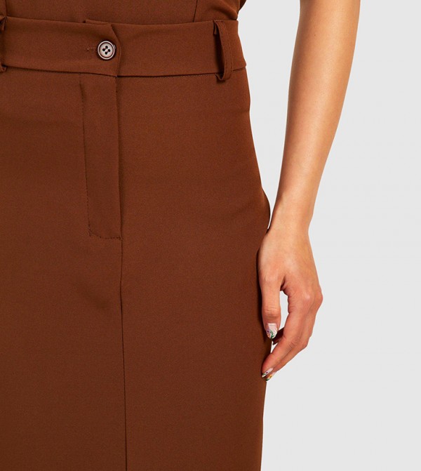 boohoo  Clothing - Brown Skirts