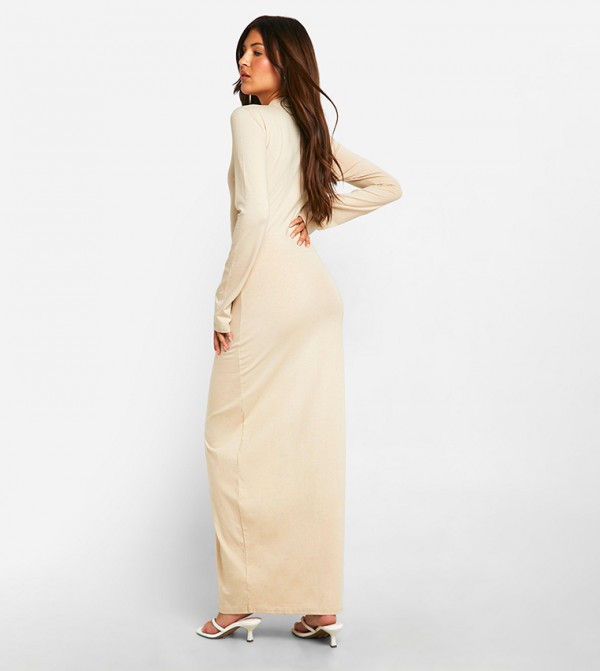 boohoo  Dresses - Beige Casual Dresses