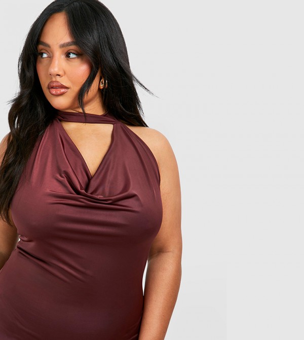 boohoo  Plus Size - Red Dresses