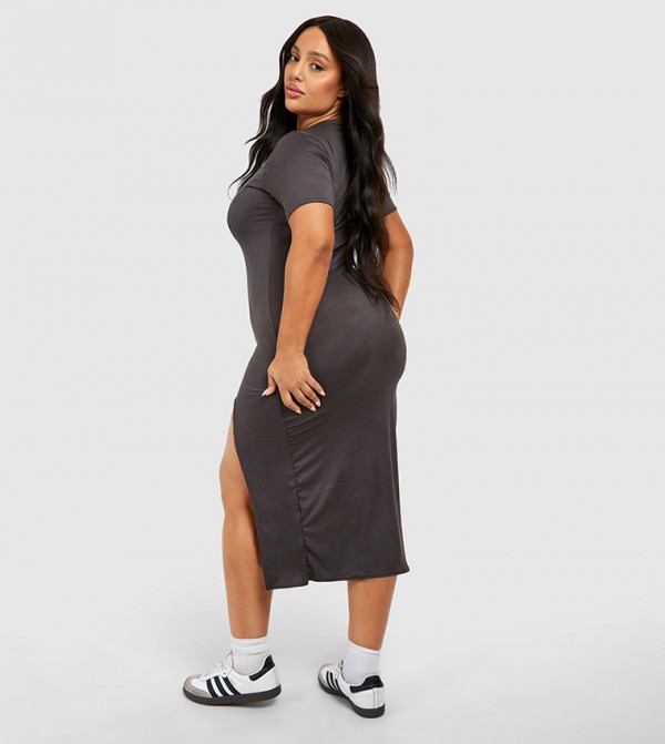 boohoo  Plus Size - Grey Dresses