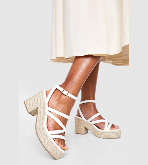 boohoo - Outlet  - White Wedges