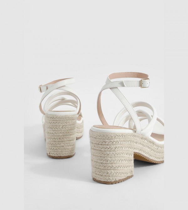 boohoo - Outlet  - White Wedges