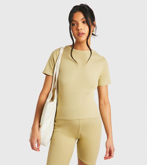 boohoo  Maternity Clothing - Green Shorts