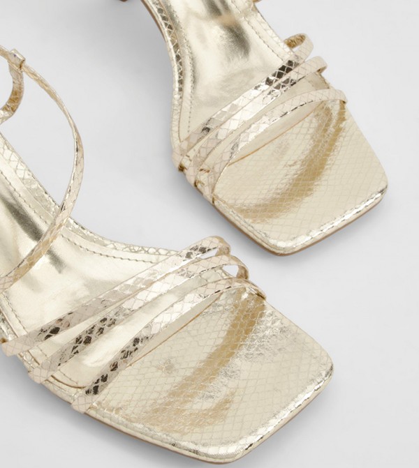 boohoo - Outlet  - Gold Heels