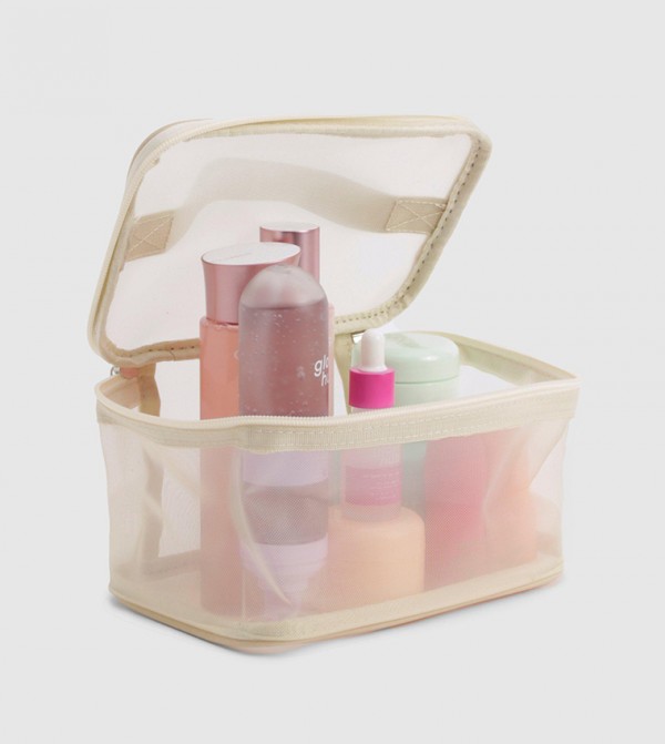 boohoo  Cosmetic Bags - Nude Cosmetic Organizers