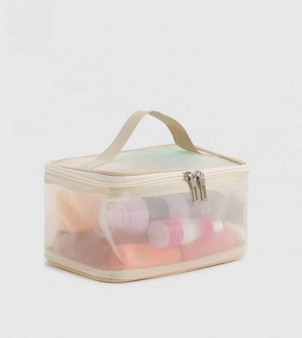 boohoo  Cosmetic Bags - Nude Cosmetic Organizers