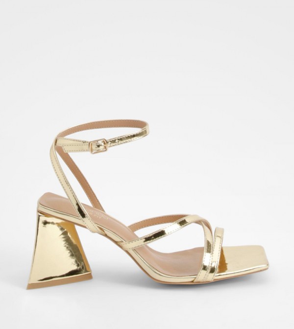 boohoo boohoo - Gold Heels