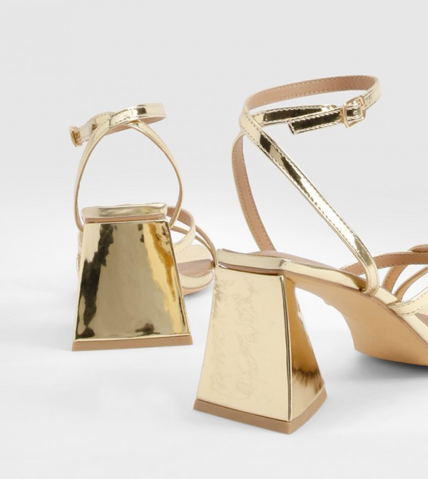 boohoo boohoo - Gold Heels