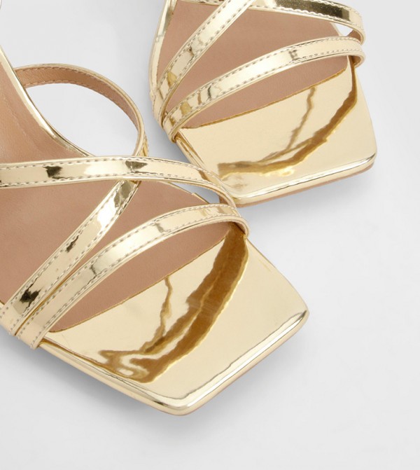 boohoo boohoo - Gold Heels