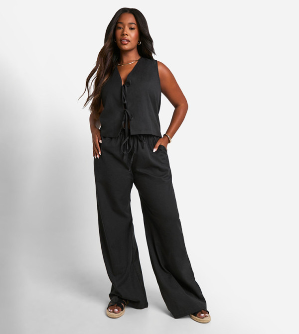 boohoo - Outlet  Clothing - Black Pants & Leggings