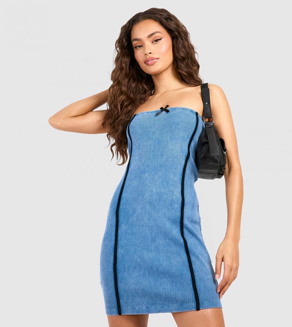boohoo  Dresses - Blue Casual Dresses