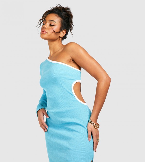 بوهو  ملابس - أزرق فساتين كاجوال