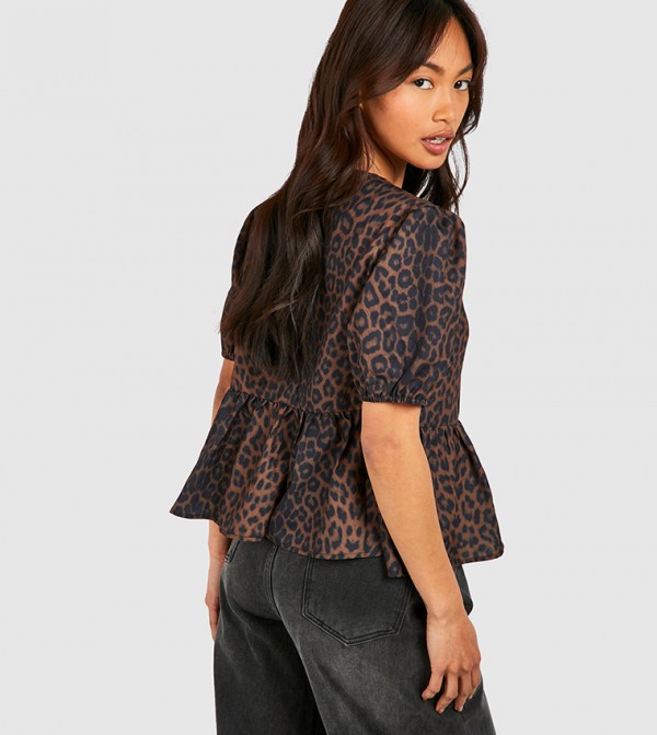 بوهو  Parachute Parade - بني  Casual Tops