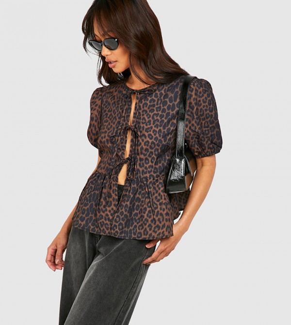 بوهو  Parachute Parade - بني  Casual Tops