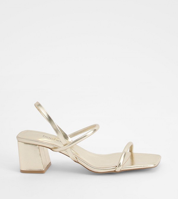 boohoo  Shoes - Gold Heels