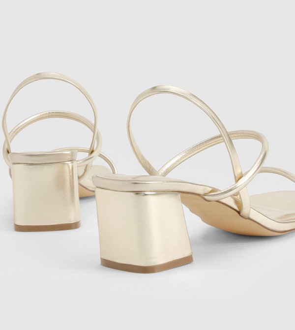 boohoo  Shoes - Gold Heels