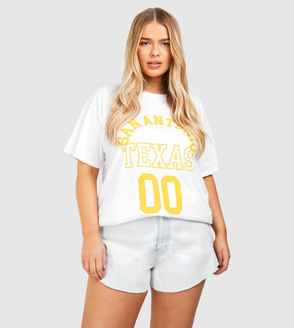 بوهو  - أبيض T-Shirts & Shirts