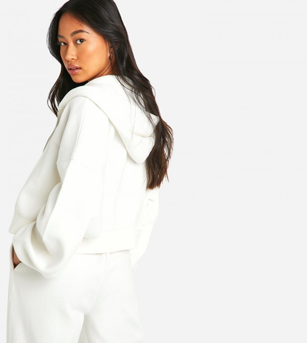 boohoo  Clothing - Ivory Casual Jackets