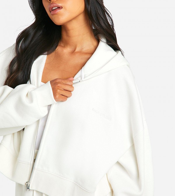 boohoo  Clothing - Ivory Casual Jackets