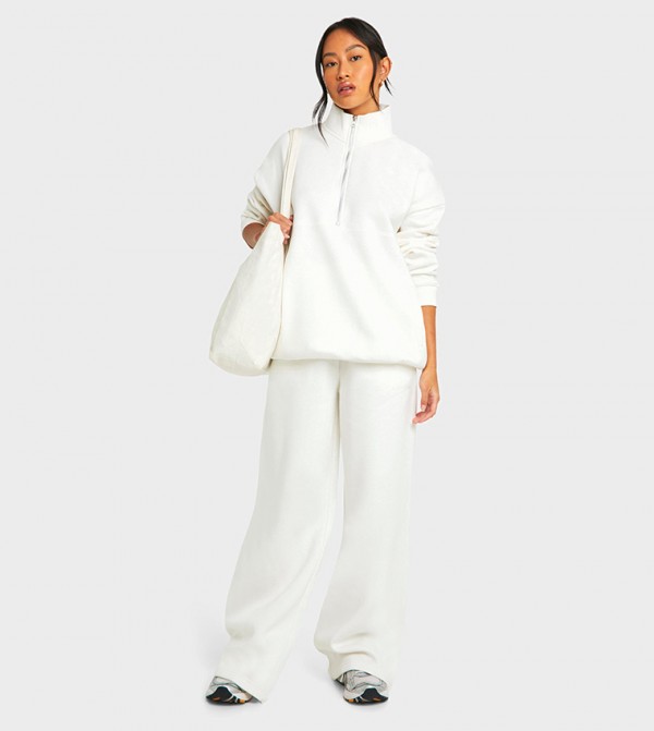 boohoo  Hoodies & Sweatshirts - Ecru Sweatshirts
