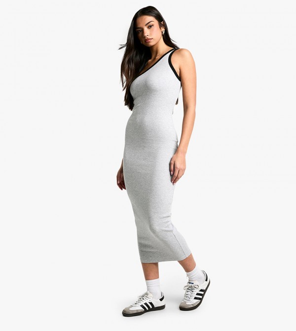 boohoo boohoo - Grey Midi Dresses