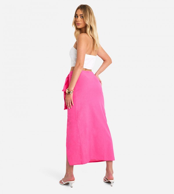 boohoo  - Pink Midi Skirts