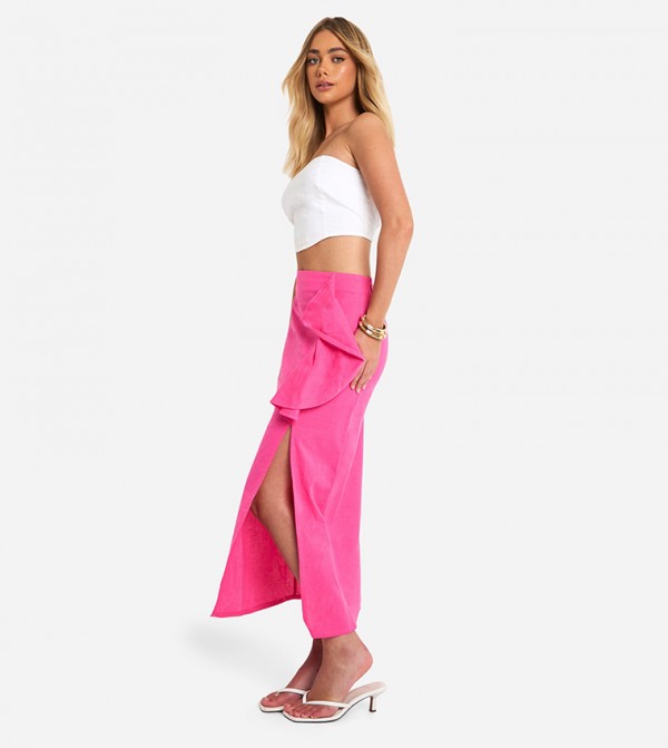 boohoo  - Pink Midi Skirts