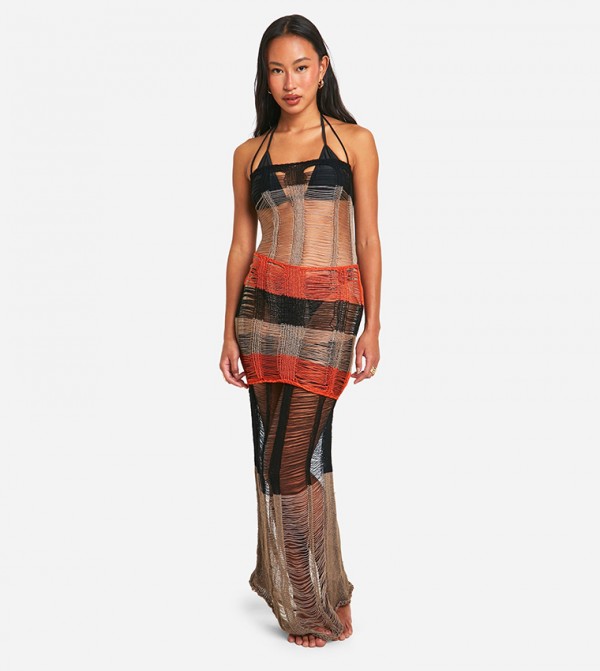 boohoo  Swimwear - Brown Beachwear & Accessories