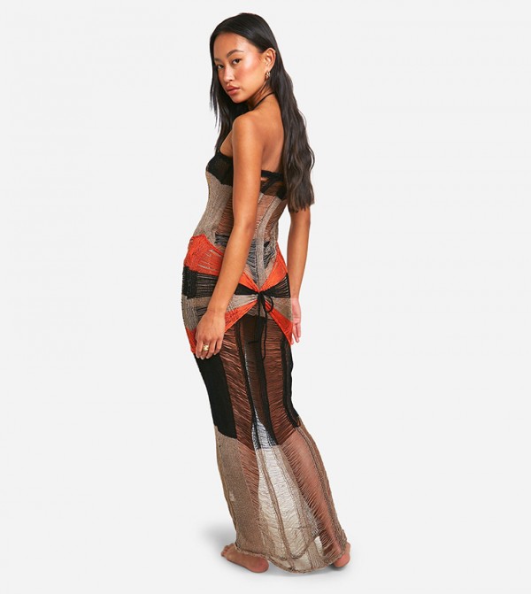 boohoo  Swimwear - Brown Beachwear & Accessories