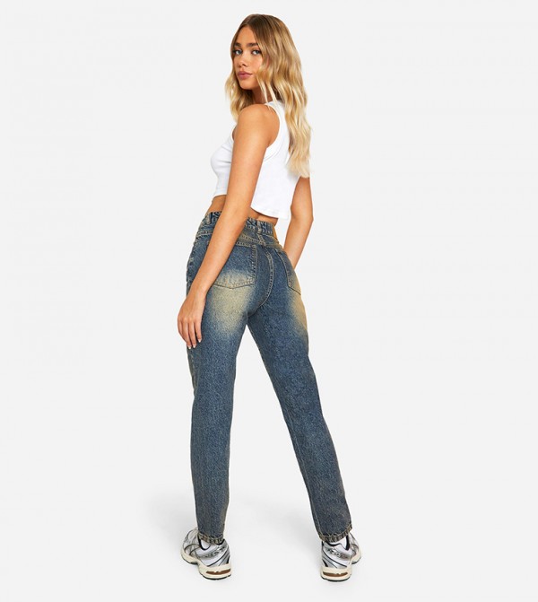 boohoo  Jeans - Blue Mom Jeans
