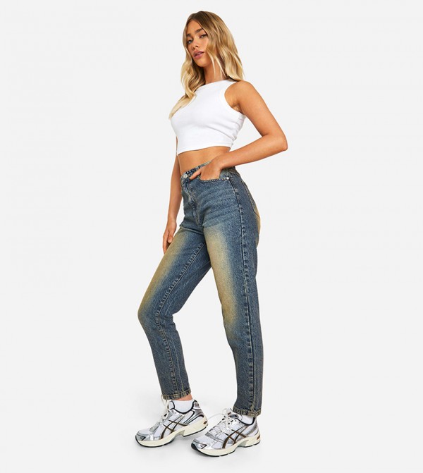 boohoo  Jeans - Blue Mom Jeans