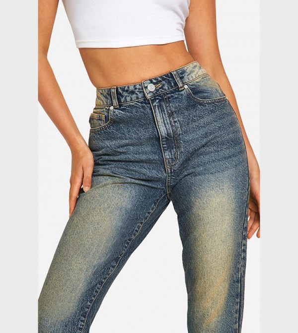 boohoo  Jeans - Blue Mom Jeans