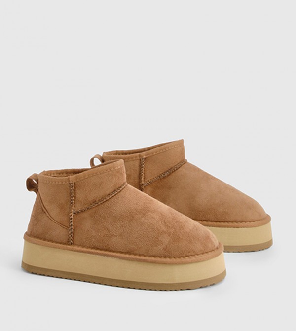 boohoo Boots - Brown Ankle length Boots