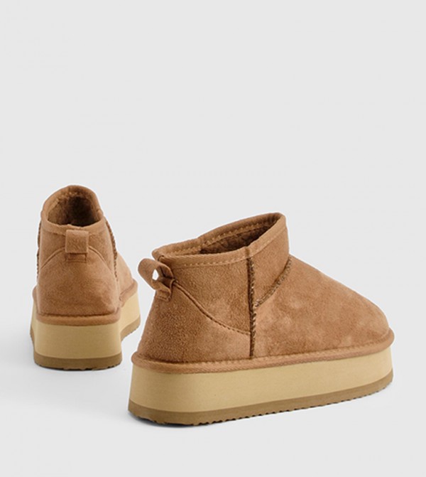 boohoo Boots - Brown Ankle length Boots