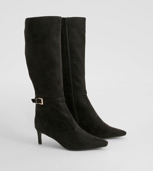 boohoo  Knee High Boots - Black Knee length Boots