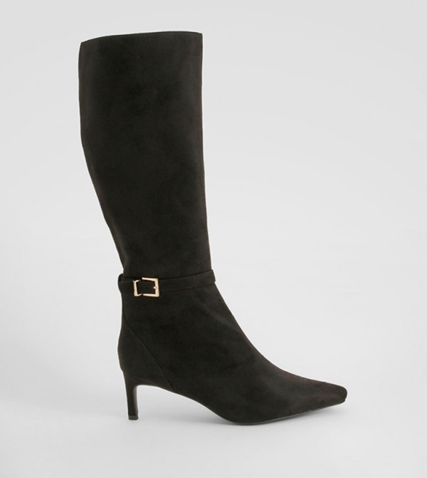 boohoo  Knee High Boots - Black Knee length Boots