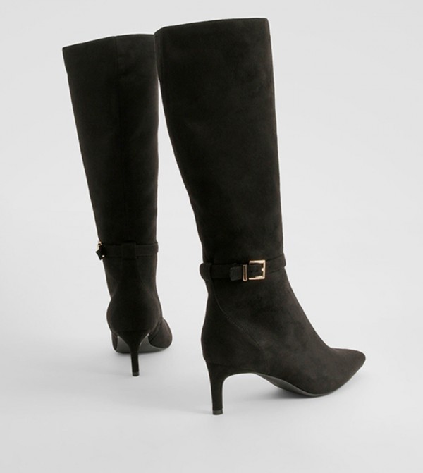 boohoo  Knee High Boots - Black Knee length Boots