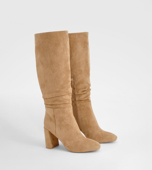 boohoo  Boots - Beige Knee length Boots