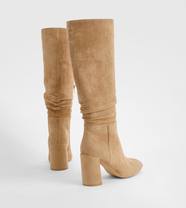 boohoo  Boots - Beige Knee length Boots