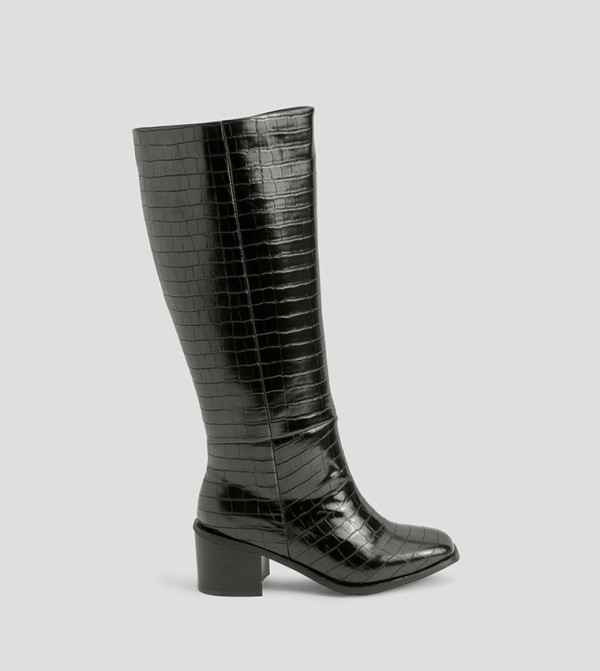 بوهو بوهو - أسود Knee length Boots