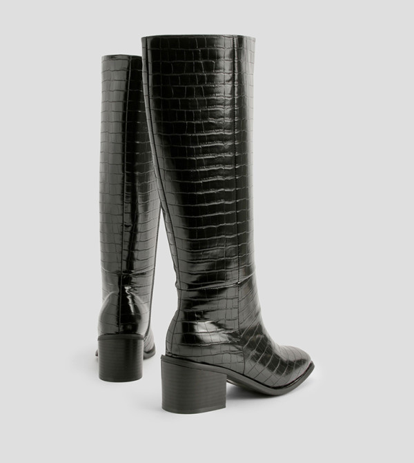 بوهو بوهو - أسود Knee length Boots