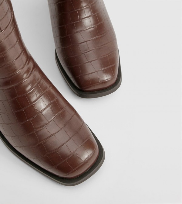 boohoo  Boots - Brown Knee length Boots