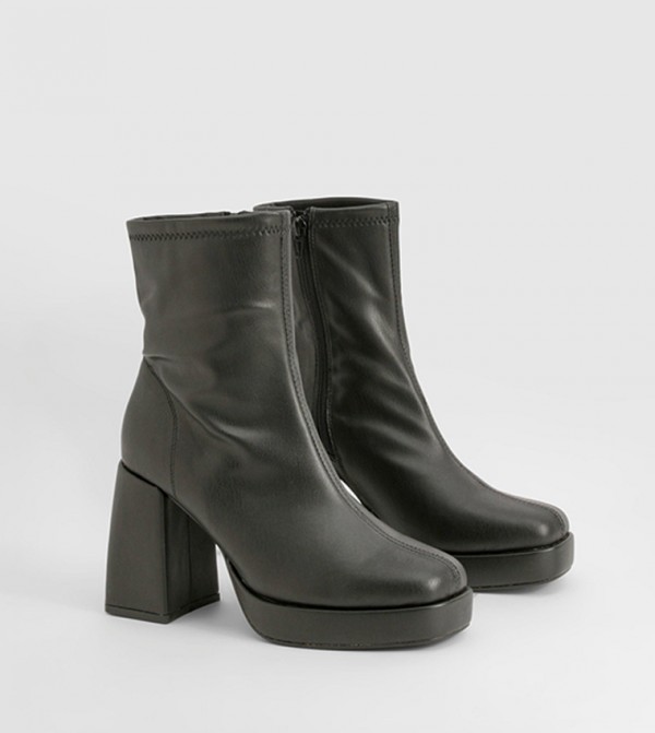 boohoo  Boots - Black Ankle length Boots