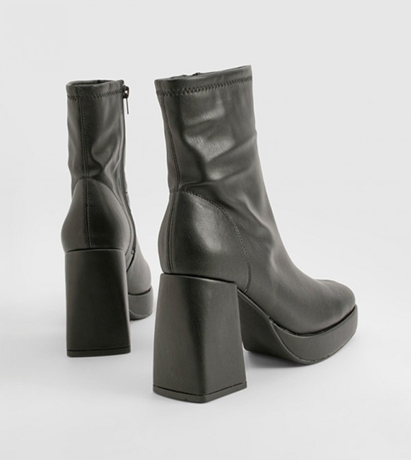 boohoo  Boots - Black Ankle length Boots