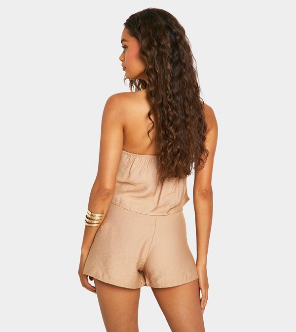 بوهو بوهو - بني  Sleeveless Tops
