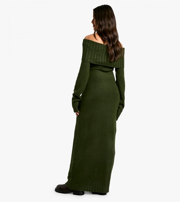 بوهو  فساتين - أخضر Maxi Dresses
