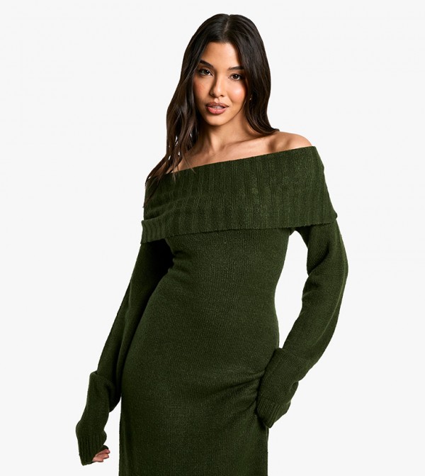 بوهو  فساتين - أخضر Maxi Dresses