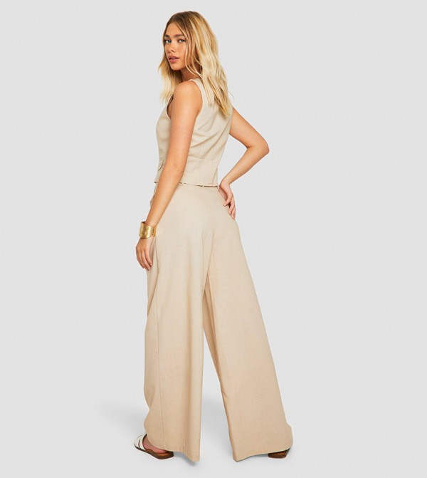 boohoo  - Beige Casual Pants